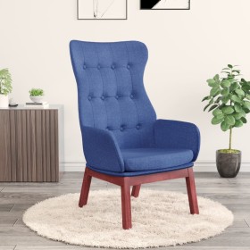 Sillón de relax de tela azul de vidaXL, Sillones - Ref: Foro24-341272, Precio: 125,09 €, Descuento: %