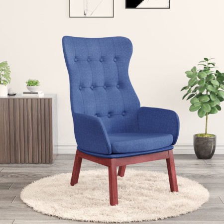 Sillón de relax de tela azul de vidaXL, Sillones - Ref: Foro24-341272, Precio: 125,09 €, Descuento: %