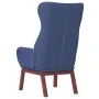 Sillón de relax de tela azul de vidaXL, Sillones - Ref: Foro24-341272, Precio: 123,20 €, Descuento: %