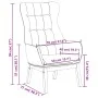 Blue fabric relaxation armchair by vidaXL, Armchairs - Ref: Foro24-341272, Price: 123,20 €, Discount: %