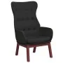 Sillón de relax de tela negro de vidaXL, Sillones - Ref: Foro24-341274, Precio: 121,71 €, Descuento: %