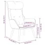 Sillón de relax de tela marrón de vidaXL, Sillones - Ref: Foro24-341293, Precio: 136,60 €, Descuento: %