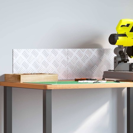 Peldaño Rectangular 2 pcs Plateado 40 x 20 cm Aluminio en Hogar | Comprar online en Foru.es