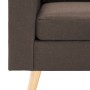 Sillón de tela marrón de vidaXL, Sillones - Ref: Foro24-288695, Precio: 211,06 €, Descuento: %