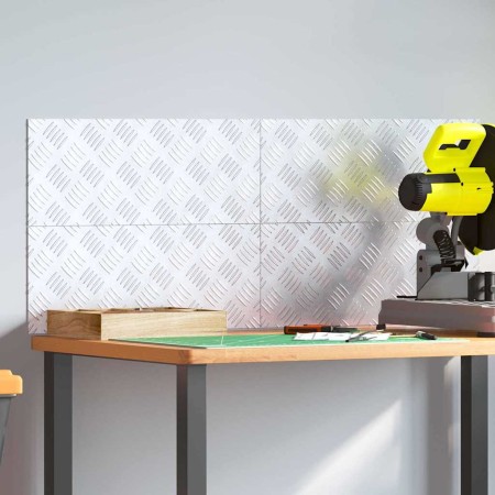 Peldaño Rectangular 4 pcs Plateado 50 x 20 cm Aluminio en Hogar | Comprar online en Foru.es