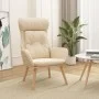 Sillón de relax de tela color crema de vidaXL, Sillones - Ref: Foro24-341292, Precio: 128,77 €, Descuento: %