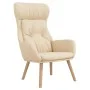 Sillón de relax de tela color crema de vidaXL, Sillones - Ref: Foro24-341292, Precio: 128,77 €, Descuento: %