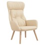 Sillón de relax de tela color crema de vidaXL, Sillones - Ref: Foro24-341292, Precio: 131,85 €, Descuento: %