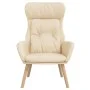 Sillón de relax de tela color crema de vidaXL, Sillones - Ref: Foro24-341292, Precio: 128,77 €, Descuento: %