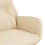Sillón de relax de tela color crema de vidaXL, Sillones - Ref: Foro24-341292, Precio: 128,77 €, Descuento: %