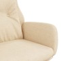 Sillón de relax de tela color crema de vidaXL, Sillones - Ref: Foro24-341292, Precio: 131,85 €, Descuento: %
