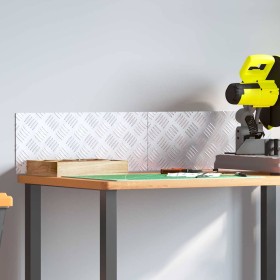 Peldaño Rectangular 2 pcs Plateado 50 x 20 cm Aluminio en Hogar | Comprar online en Foru.es