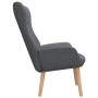 Sillón de relax de tela gris oscuro de vidaXL, Sillones - Ref: Foro24-341395, Precio: 119,61 €, Descuento: %