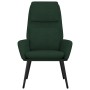 Sillón de relax de tela verde oscuro de vidaXL, Sillones - Ref: Foro24-341317, Precio: 133,60 €, Descuento: %