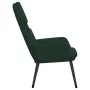 Sillón de relax de tela verde oscuro de vidaXL, Sillones - Ref: Foro24-341317, Precio: 131,20 €, Descuento: %