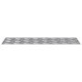 Peldaño Rectangular 2 pcs Plateado 60 x 20 cm Aluminio en Hogar | Comprar online en Foru.es