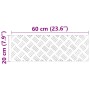 Peldaño Rectangular 2 pcs Plateado 60 x 20 cm Aluminio en Hogar | Comprar online en Foru.es