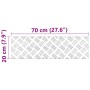 Peldaño Rectangular 4 pcs Plateado 70 x 20 cm Aluminio en Hogar | Comprar online en Foru.es