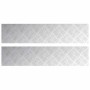Peldaño Rectangular 2 pcs Plateado 90 x 20 cm Aluminio en Hogar | Comprar online en Foru.es