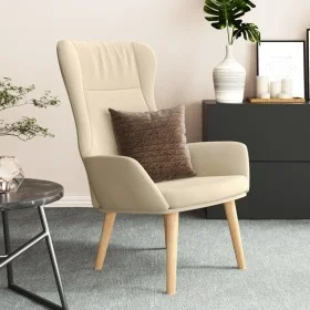 Cremefarbener Relaxsessel aus Stoff von vidaXL, Sessel - Ref: Foro24-341396, Preis: 124,11 €, Rabatt: %