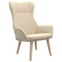 Sillón de relax de tela color crema de vidaXL, Sillones - Ref: Foro24-341396, Precio: 126,22 €, Descuento: %