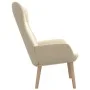 Sillón de relax de tela color crema de vidaXL, Sillones - Ref: Foro24-341396, Precio: 124,11 €, Descuento: %