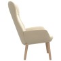 Sillón de relax de tela color crema de vidaXL, Sillones - Ref: Foro24-341396, Precio: 126,22 €, Descuento: %