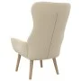 Sillón de relax de tela color crema de vidaXL, Sillones - Ref: Foro24-341396, Precio: 124,11 €, Descuento: %