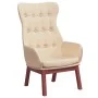Cream fabric relaxation armchair by vidaXL, Armchairs - Ref: Foro24-341270, Price: 124,44 €, Discount: %