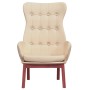 Sillón de relax de tela color crema de vidaXL, Sillones - Ref: Foro24-341270, Precio: 126,45 €, Descuento: %