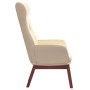 Sillón de relax de tela color crema de vidaXL, Sillones - Ref: Foro24-341270, Precio: 126,45 €, Descuento: %