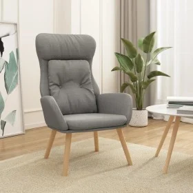 Sillón de relax de tela gris claro de vidaXL, Sillones - Ref: Foro24-341290, Precio: 133,08 €, Descuento: %