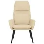 Sillón de relax de tela color crema de vidaXL, Sillones - Ref: Foro24-341314, Precio: 112,22 €, Descuento: %
