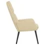 Sillón de relax de tela color crema de vidaXL, Sillones - Ref: Foro24-341314, Precio: 112,22 €, Descuento: %