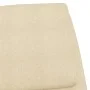 Sillón de relax de tela color crema de vidaXL, Sillones - Ref: Foro24-341314, Precio: 112,22 €, Descuento: %