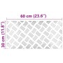 Peldaño Rectangular 2 pcs Plateado 60 x 30 cm Aluminio en Hogar | Comprar online en Foru.es