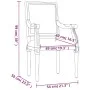 Sillón de lino 54x59x99 cm de vidaXL, Sillones - Ref: Foro24-344487, Precio: 233,37 €, Descuento: %