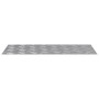 Peldaño Rectangular 4 pcs Plateado 70 x 30 cm Aluminio en Hogar | Comprar online en Foru.es