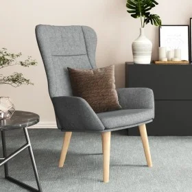 Light gray fabric relaxation armchair by vidaXL, Armchairs - Ref: Foro24-341394, Price: 101,72 €, Discount: %