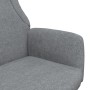 Sillón de relax de tela gris claro de vidaXL, Sillones - Ref: Foro24-341394, Precio: 103,27 €, Descuento: %