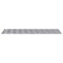 Peldaño Rectangular 4 pcs Plateado 90 x 30 cm Aluminio en Hogar | Comprar online en Foru.es