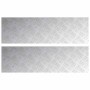 Peldaño Rectangular 2 pcs Plateado 100 x 30 cm Aluminio en Hogar | Comprar online en Foru.es