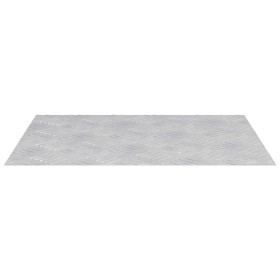 Peldaño Rectangular 4 pcs Plateado 50 x 40 cm Aluminio en Hogar | Comprar online en Foru.es