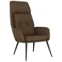 Sillón de relax de piel de ante sintética marrón de vidaXL, Sillones - Ref: Foro24-341279, Precio: 94,88 €, Descuento: %