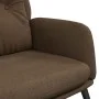 Sillón de relax de piel de ante sintética marrón de vidaXL, Sillones - Ref: Foro24-341279, Precio: 94,88 €, Descuento: %