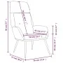 Sillón de relax de piel de ante sintética marrón de vidaXL, Sillones - Ref: Foro24-341279, Precio: 94,88 €, Descuento: %