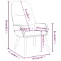 Sillón de relax de tela gris taupé de vidaXL, Sillones - Ref: Foro24-340999, Precio: 102,79 €, Descuento: %