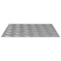 Peldaño Cuadrado 4 pcs Plateado 50 x 50 cm Aluminio en Hogar | Comprar online en Foru.es