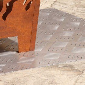 Peldaño Rectangular 2 pcs Plateado 60 x 50 cm Aluminio en Hogar | Comprar online en Foru.es