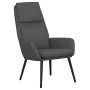 Sillón de relax de tela gris oscuro de vidaXL, Sillones - Ref: Foro24-341313, Precio: 108,55 €, Descuento: %